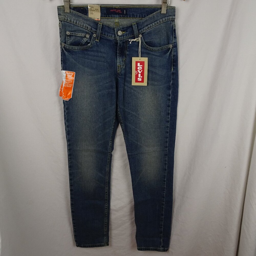 2008 Levi's Curvy Cut Skinny 528 Juniors Jeans Size 7 Medium